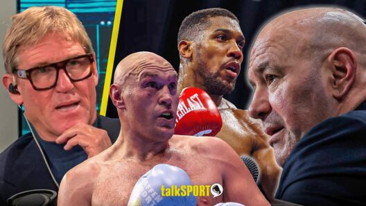 "HIS DADDY WILL PROMOTE IT!" Simon Jordan REACTS To Dana White Saying He's Promoting AJ vs Fury