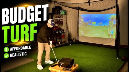 Budget Golf Simulator Garage Setup! Turf Test with Garmin R10 & Rapsodo MLM2PRO