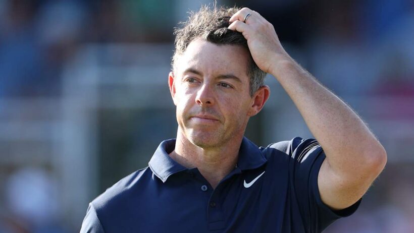 Rory McIlroy shows frustration as calendar Grand Slam bid ends at PGA Championship