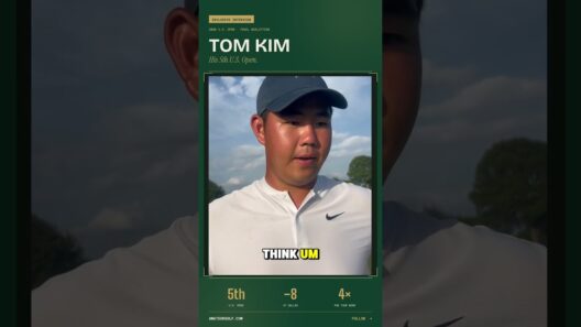 5 U.S. Opens by 23. 🇰🇷 Tom Kim After Locking Up His Spot at Shinnecock