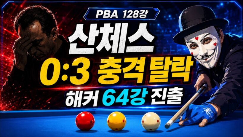 PBA 128강 1일차 결과 총정리｜산체스 탈락, 해커 64강 진출
