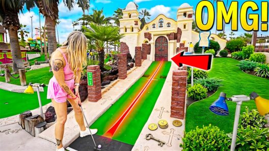 Must Play ONE OF A KIND Mini Golf Course! - It's CRAZY!