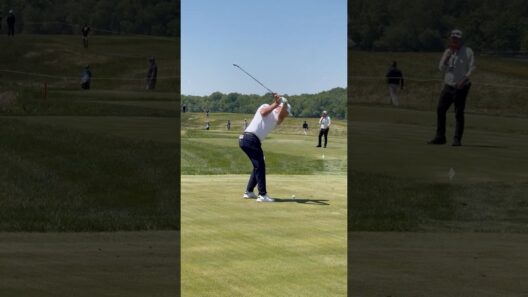Jon Rahm Par 3 iron routine #golf #golfswing #golfer