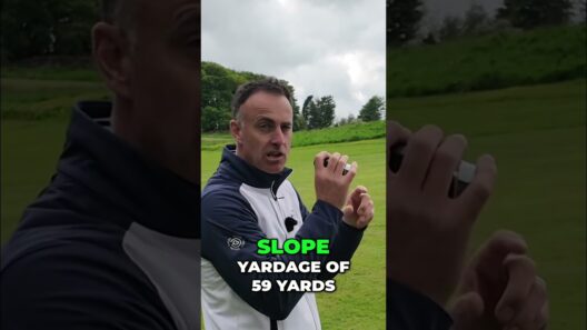 AMAZING FEATURE! Mileseey Genepro G1 Rangefinder  #golf #subscribe #golfswing