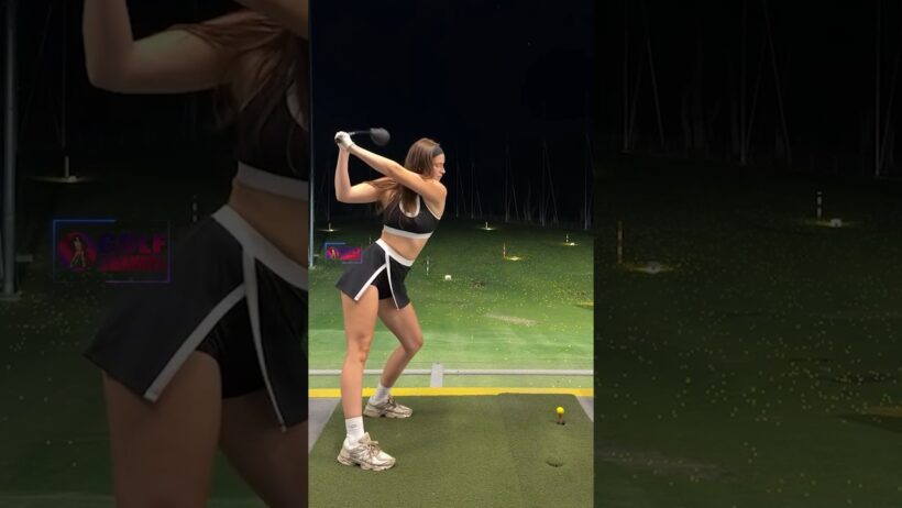 Amazing Golf Swing you need to see | Beautiful Golfers You Can't Take Your Eyes Off #shorts #golf