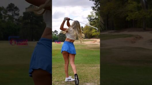 Amazing Golf Swing you need to see | Beautiful Golfers You Can't Take Your Eyes Off #shorts #golf