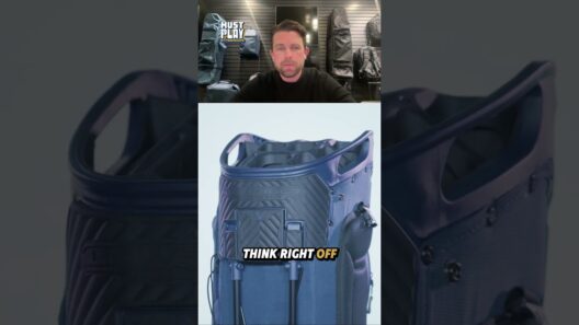 A Golf STand Bag Specifically Designed for Push Carts & Trolleys | #golfbag #pushcart