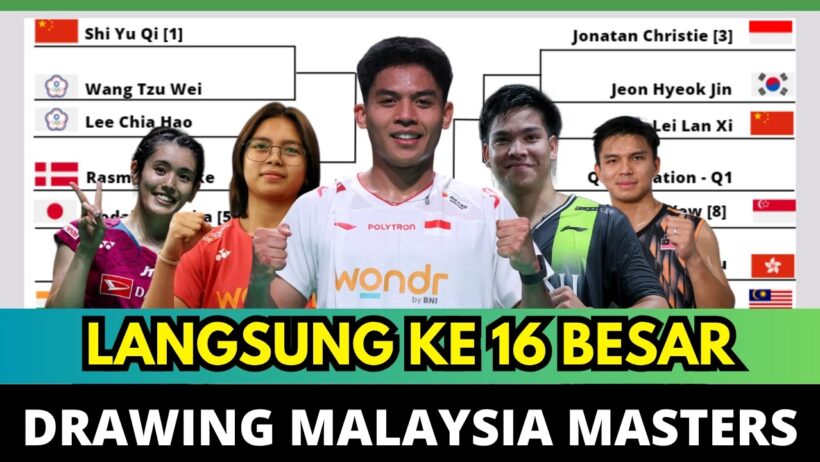 HASIL DRAWING MALAYSIA MASTERS 2026 #malaysiamasters2026