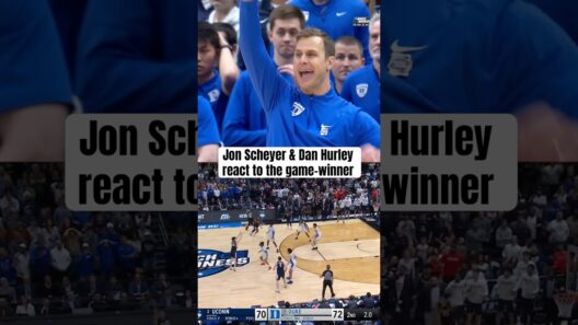Both coaches reactions to UConn game-winner 👀