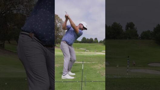 This Alignment Stick Drill Actually Works! #golfshorts #golfswing #golf