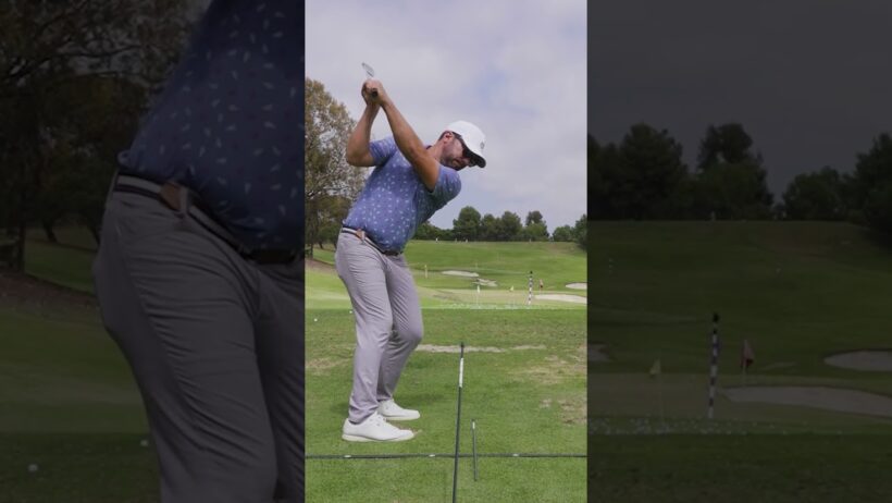 This Alignment Stick Drill Actually Works! #golfshorts #golfswing #golf