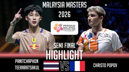FANTASTIC‼️Panitchaphon TEERARATSAKUL (THA) vs Christo POPOV (FRA) | Malaysia Masters 2026 Badminton