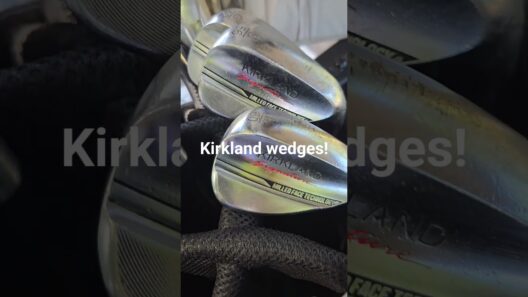 1st time seeing Kirkland wedges on the golf course. #golf #golfgear #kirklandsignature