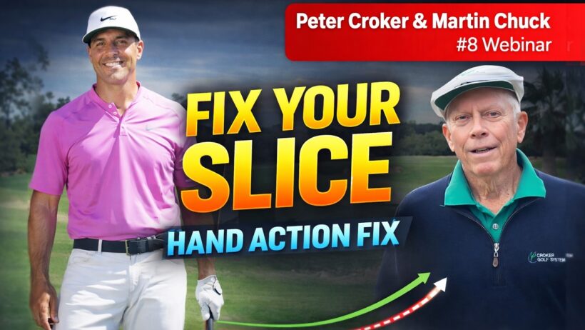 Fix Your Golf Slice Fast with Proper Hand Action (Part 35) 🏌️‍♂️⛳ #golf #golftips #golfswing #grip