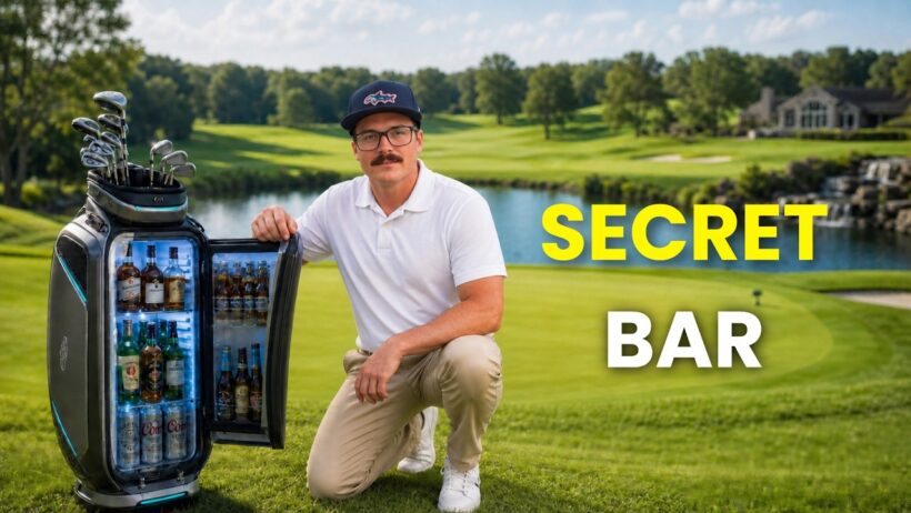 I snuck an entire Bar INTO A GOLF COURSE!!