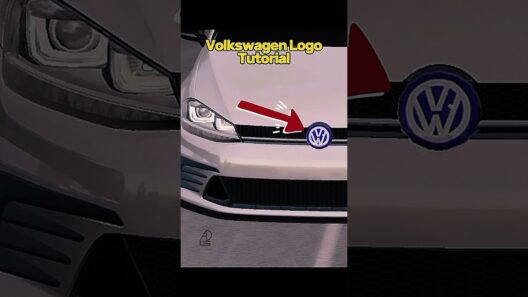Volkswagen Logo Tutorial Shorts in Car Parking Multiplayer #carparkingmultiplayer