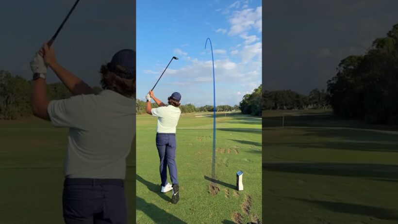 Grant Horvat had a surprise for Tommy Fleetwood to test out. 👀 #Qi4D #TeamTaylorMade