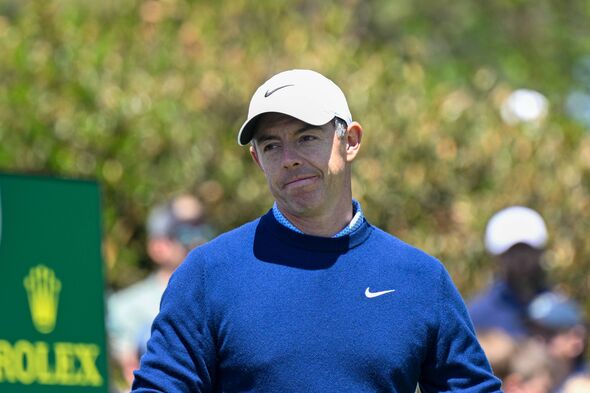 Rory McIlroy looks on Rory McIlroy looks on