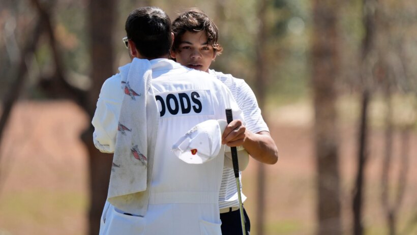 Charlie Woods shoots 2 under in golf tournament