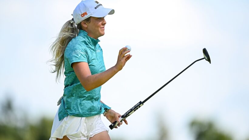 Sara Byrne makes the cut on her birthday in Morocco