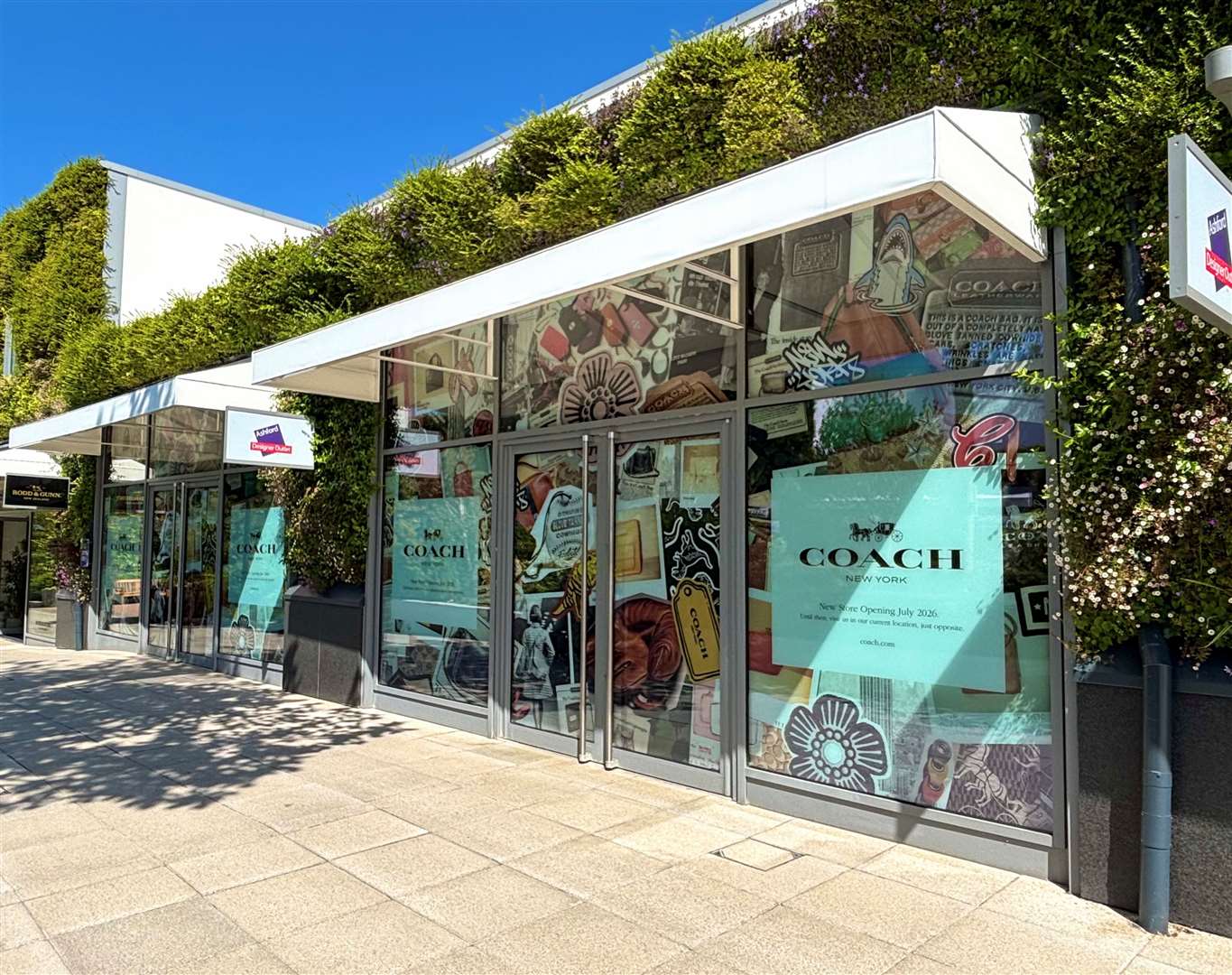 Coach is to move into this bigger unit, formerly occupied by Lacoste, within the outlet’s extension