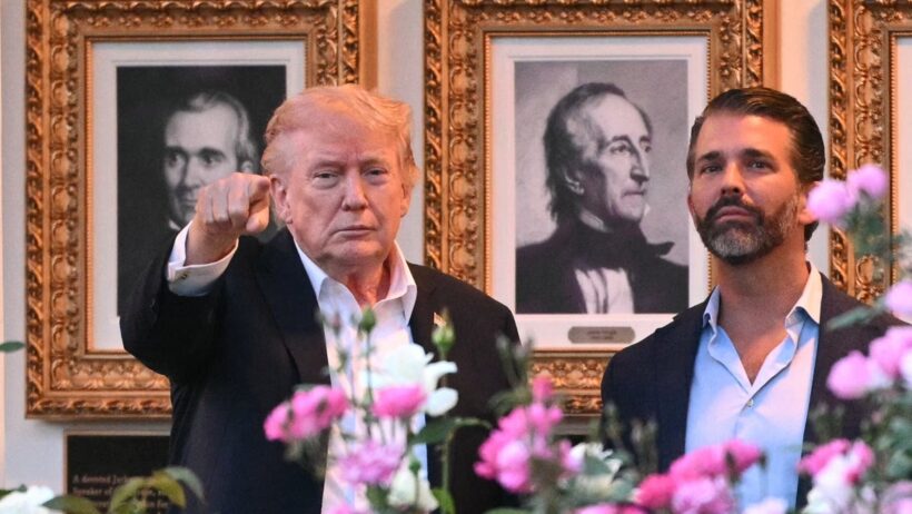 Trump says he may not make Don Jr’s wedding because of Iran War – despite multiple golfing trips since conflict began