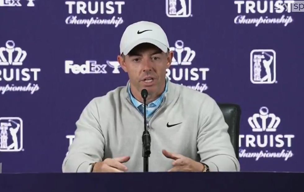 Rory McIlroy took a pop at LIV Golf rebels who said they'd rather quit the sport than return to the PGA