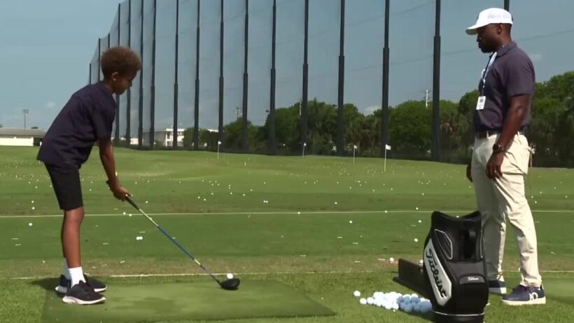 Junior golfers hit the greens at The Park ahead of PGA WORKS Championship