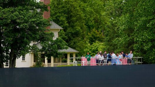 PGA Championship neighbors enjoy clear views outside the course