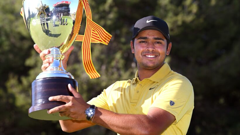 World No. 598 nearly equals Tiger Woods' record winning margin in maiden DP World Tour victory