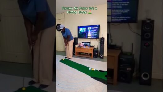 The Secret To Better Putting Starts At Home #golf ⛳️ #eventboss #golflife #fun #shorts #golfgirl