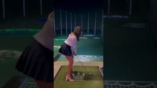 Golf Girls Swing in High Heels 😍👠 #shorts #golfgirl  #topgolf #golfswing