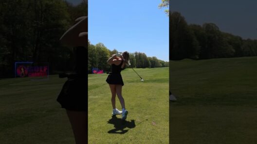 Beautiful Golfers You Can't Take Your Eyes Off | Amazing Golf Swing you need to see #shorts #golf