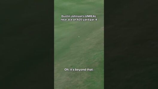 Watch Dustin Johnson hit near ace on 420-yards par 4