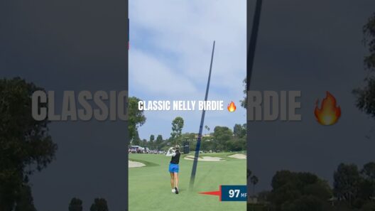 Absolutely flush a wedge to four feet. Drain the putt. Vintage Nelly 😮‍💨😮‍💨😮‍💨