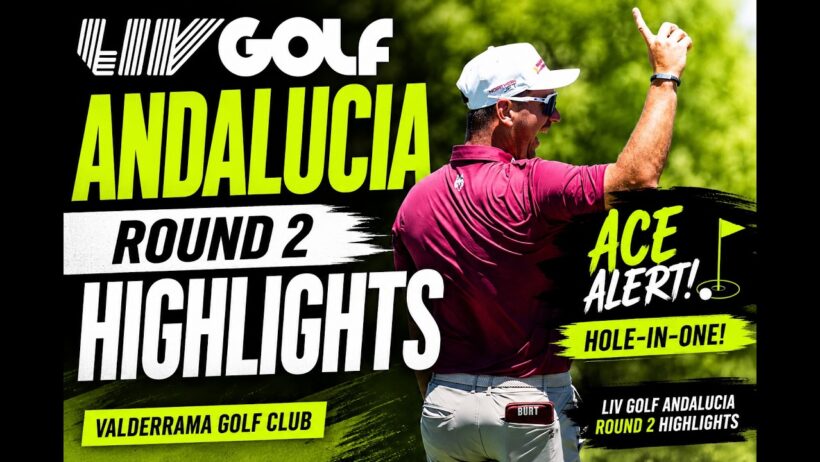 INCREDIBLE ACE! Lucas Herbert Hole in One Headlines LIV Golf Andalucia Round 2 Highlights