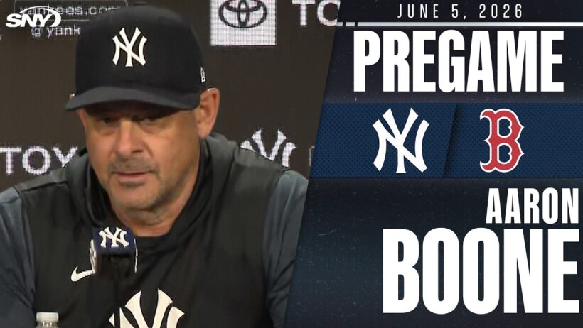 Aaron Boone reacts to Aaron Judge's rib injury