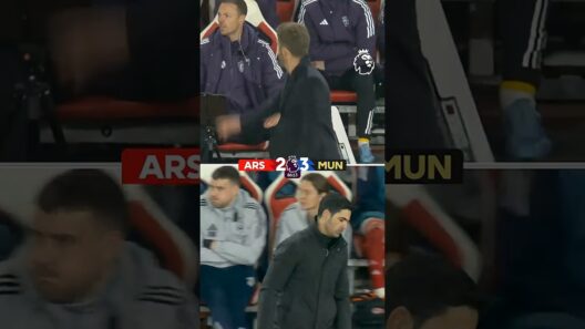 Michael Carrick & Mikel Arteta React To Cunha’s Winner 👀
