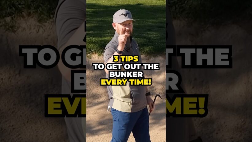 Get Out Of Bunkers EVERYTIME GUARANTEED!! #golf #golfswing