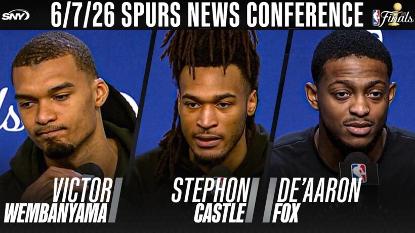 Victor Wembanyama, Stephon Castle, more Spurs talk going into MSG down 2-0 in NBA Finals vs. Knicks