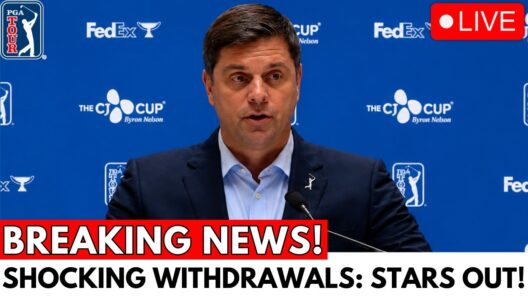 🚨 PGA Tour in BIG TROUBLE After 9 Stars WITHDRAW From CJ Cup Byron Nelson!