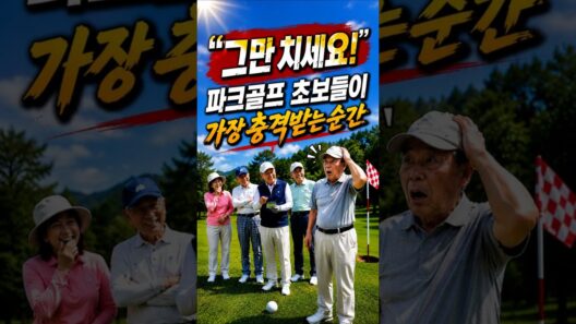 "그만 치세요!" 파크골프 초보들이 가장 충격받는 순간 TOP7