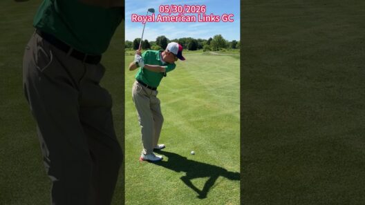 #Shorts Golfing at Royal American Links GC | Beautiful Links Golf in Ohio #zengolf #taichiforgolf