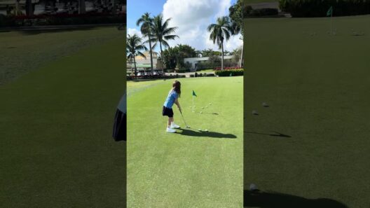 Would You Bet On This Putt? #golfgirl #golfswing #golfshorts #golf