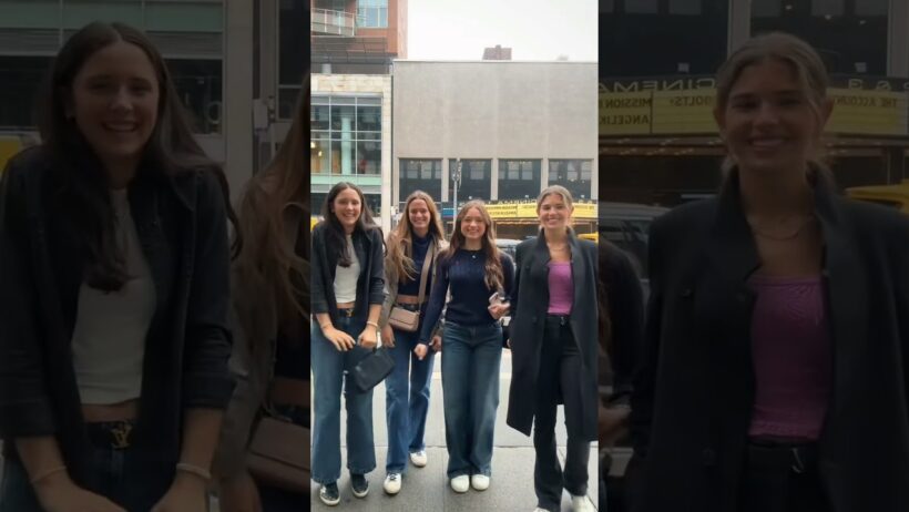 The way Kai Trump, Emma Markin and their friends look so elegant ✨❤️