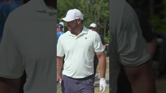 Brooks Koepka stops it on a dime! #shorts #golf #pgatour