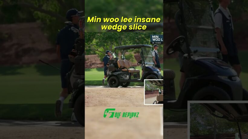 Min Woo Lee’s CRAZY Recovery Shot 😳⛳ (Through Trees to 10ft!)