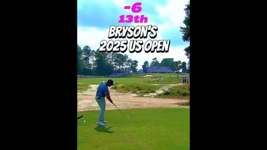 Bryson 2024 US Open: 50 Yards From A Bunker