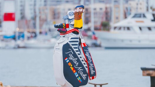 TaylorMade Sailor’s Point U.S. Open golf bags, headcovers, balls