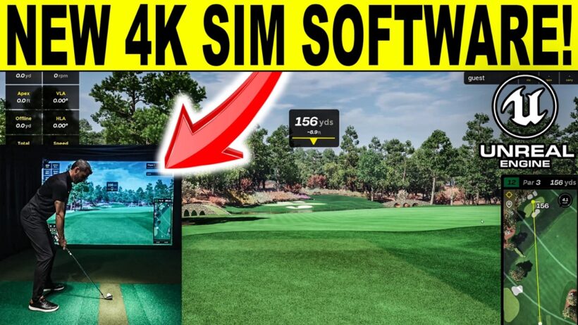 NEW 4K Golf Simulator Software! Infinite Tees First Look Review!